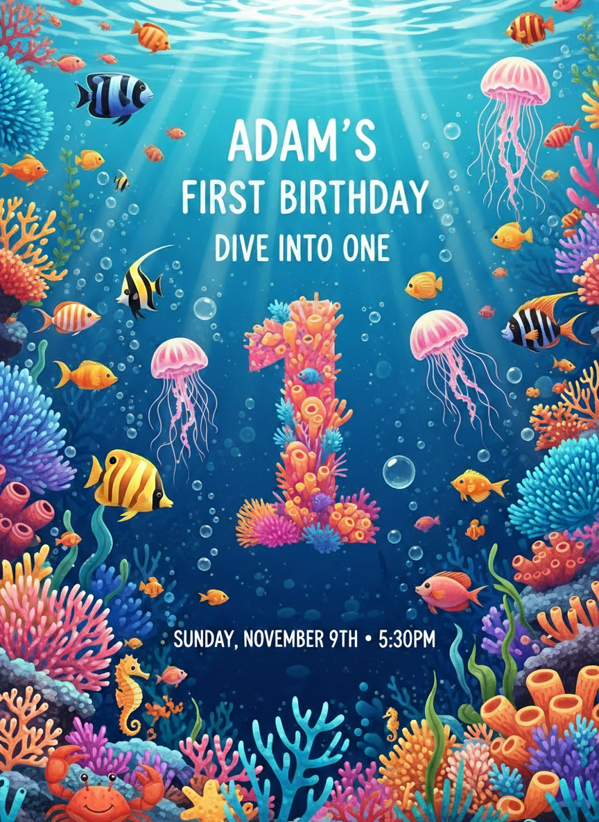 Adam's First Birthday