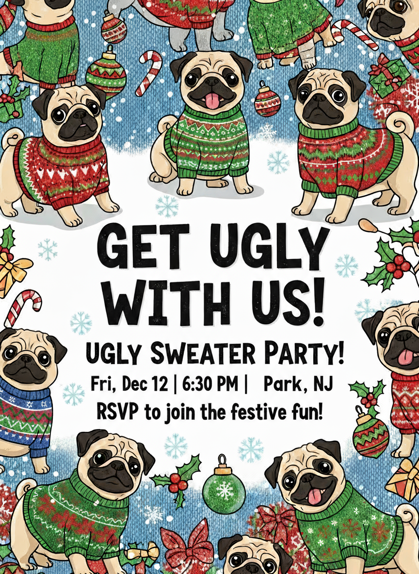 Ugly Sweater Party