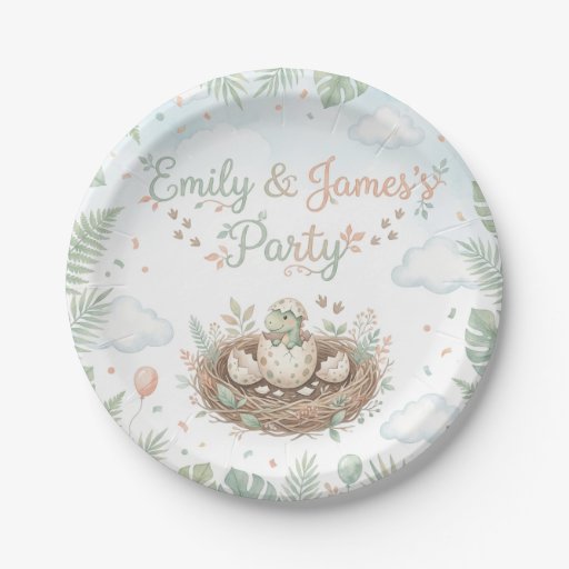 Custom baby shower plate
